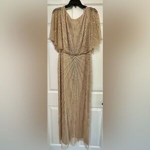 Gorgeous and nice! This is an amazing fitting long dress!